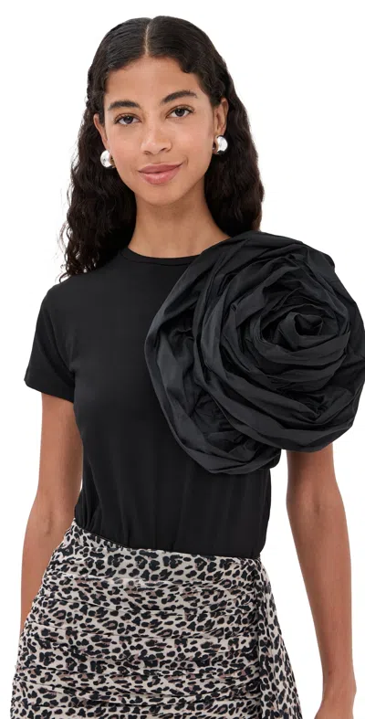 By Efrain Mogollon Rosa T-shirt Black
