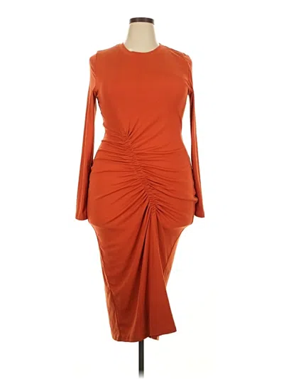 Pre-owned By Egreis Cocktail Dress In Orange