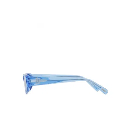 By Far 23crrodstrazazuace Metal Frame Sunglasses In Blue