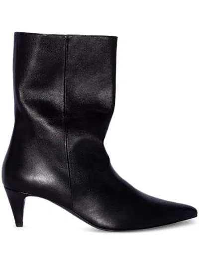 By Far 60mm Lysander Boots In Bk001 Black
