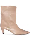 By Far 60mm Lysander Boots In Neutrals
