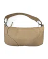 By Far Amira Leather Shoulder Bag In Nude