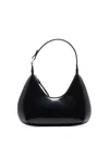 By Far Baby Amber Black Leather Bag In Black