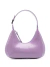 By Far Baby Amber Purple Haze Patent Leather Handbag In Violet