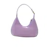 By Far Baby Amber Purple Haze Patent Leather Handbag In Purple