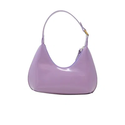 By Far Baby Amber Purple Haze Patent Leather Handbag