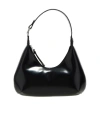 By Far Baby Amber Zippered Underarm Bag In Black