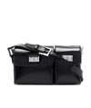 By Far Baby Billy Semi Ptnt Lthr Shldr B In Black