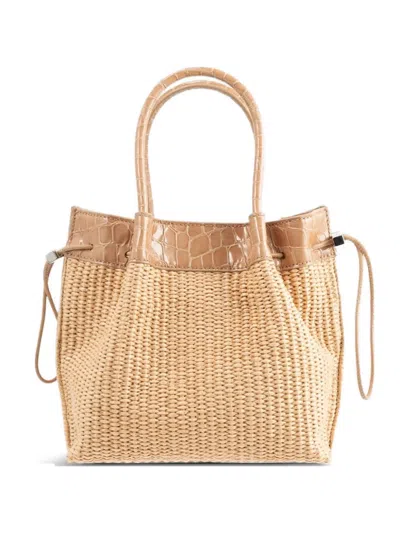 By Far Baby Kayla Tote Bag In Brown