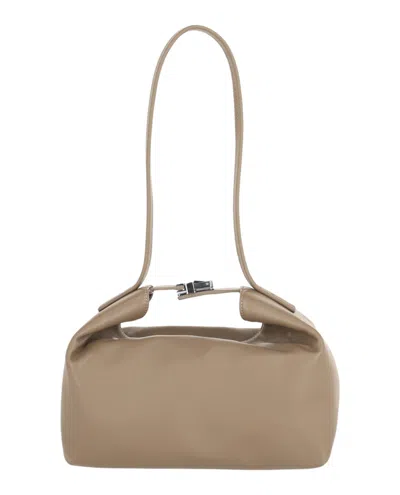 By Far Bea Nappa Shoulder Bag In Sand