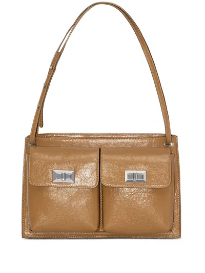 By Far Billy Tote Bag In Brown