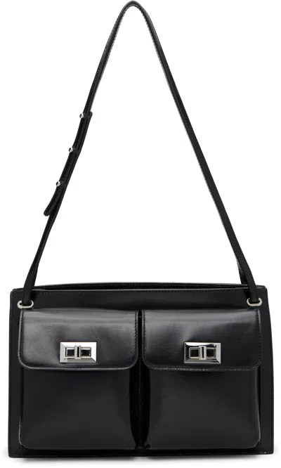 By Far Black Billy Tote Bag