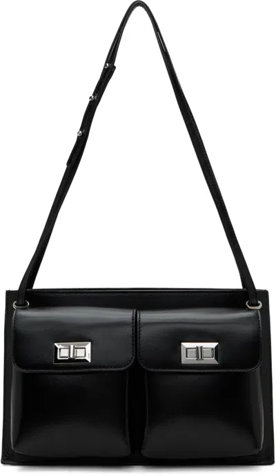 By Far Black Billy Tote In Bk001 Black
