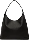 By Far Black Camryn Washed Leather Shoulder Bag In Black