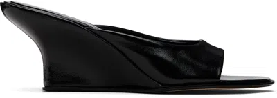 By Far Black Caroo Heeled Sandals