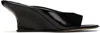 By Far Black Caroo Mules In Bk001 Black