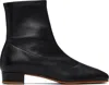 By Far Este 25mm Square Toe Ankle Boots In Black