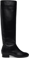 By Far Black Felix Nappa Leather Boots In Bk001 Black