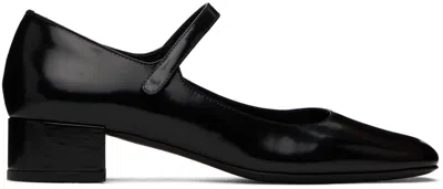 By Far Black Ginny Ballerina Flats In Bl Black