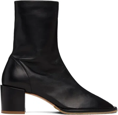 BY FAR BLACK JOSIAH LAMB NAPPA LEATHER BOOTS
