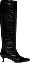 By Far Woman Boot Black Size 11 Soft Leather In Bk001 Black