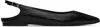 By Far Black Koyna Creased Calf Leather Ballerina Flats