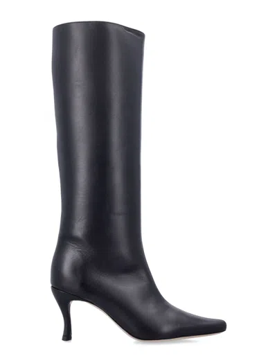 BY FAR BLACK LEATHER BOOTS