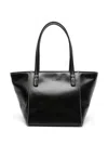 By Far Black Leather Handbag In Black