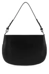 By Far Black Leather Issa Handbag In Black