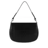 By Far Black Leather Issa Handbag In Black