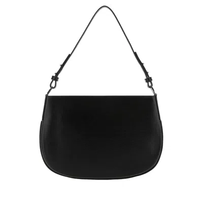 By Far Black Leather Issa Handbag In ["black"]