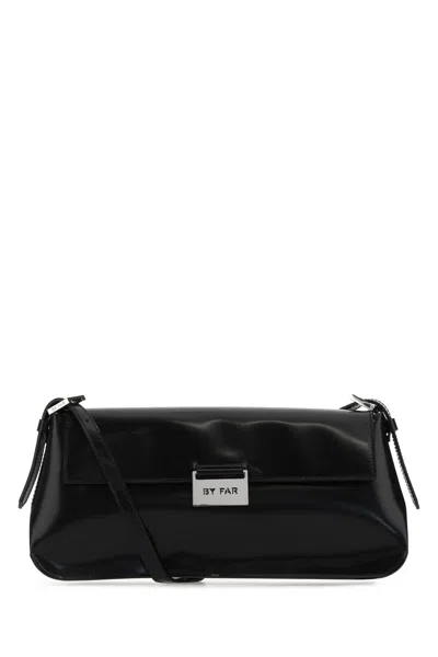By Far Black Leather Mathilda Shoulder Bag