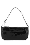 By Far Black Leather Rachel Handbag