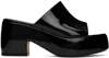 By Far Black Leroy Mules In Bl Black