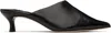 By Far Black Luciana Mules In Bk001 Black