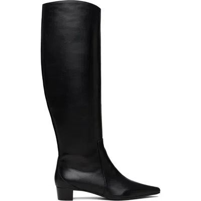 By Far Black Pascal Tall Boots In Bk001 Black