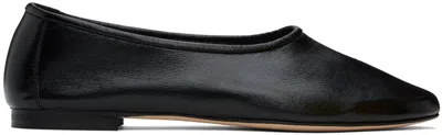 By Far Black Prudence Ballerina Flats In Bk001 Black