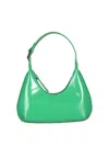 By Far Women's Mini Amber Shoulder Bag In Green