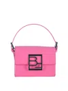 By Far Mini Bag  Fran In Semi-patent Leather In Nude & Neutrals