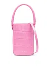 By Far Note Leather Handbag In Multicolour