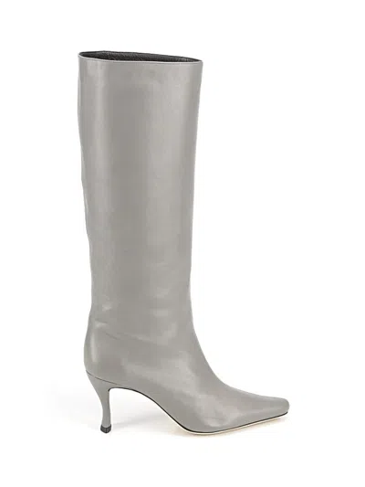 Pre-owned By Far Boots In Gray