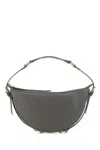 By Far Leather Shoulder Bag Featuring Crocodile Motif