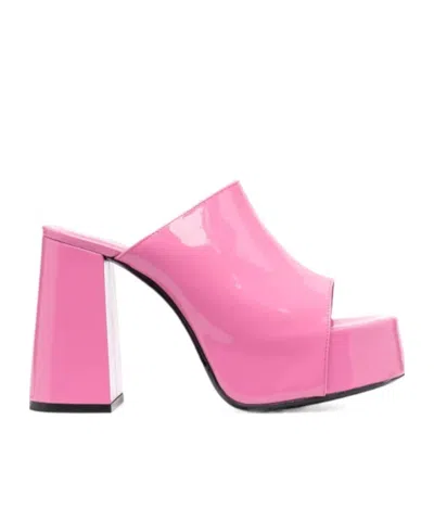 By Far Brad Slip-on Sandals In Pink