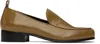 By Far Brown Alfred Loafers In Br044 Sparrow