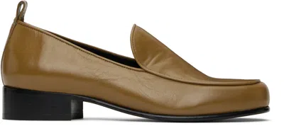 By Far Brown Alfred Loafers In Br044 Sparrow
