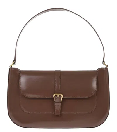 By Far Brown Miranda Medium Shoulder Bag