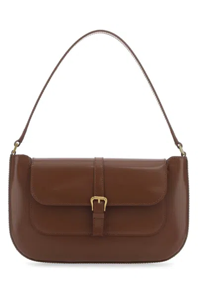 By Far Brown Miranda Shoulder Bag