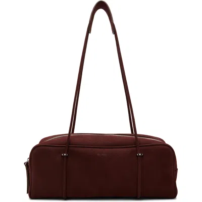 By Far Burgundy Kimberly Bag In Br059 Honey Mahogany