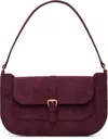 By Far Burgundy Miranda Shoulder Bag