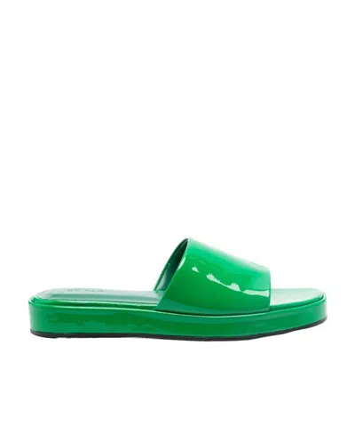 BY FAR CALA PATENT-FINISH MULES